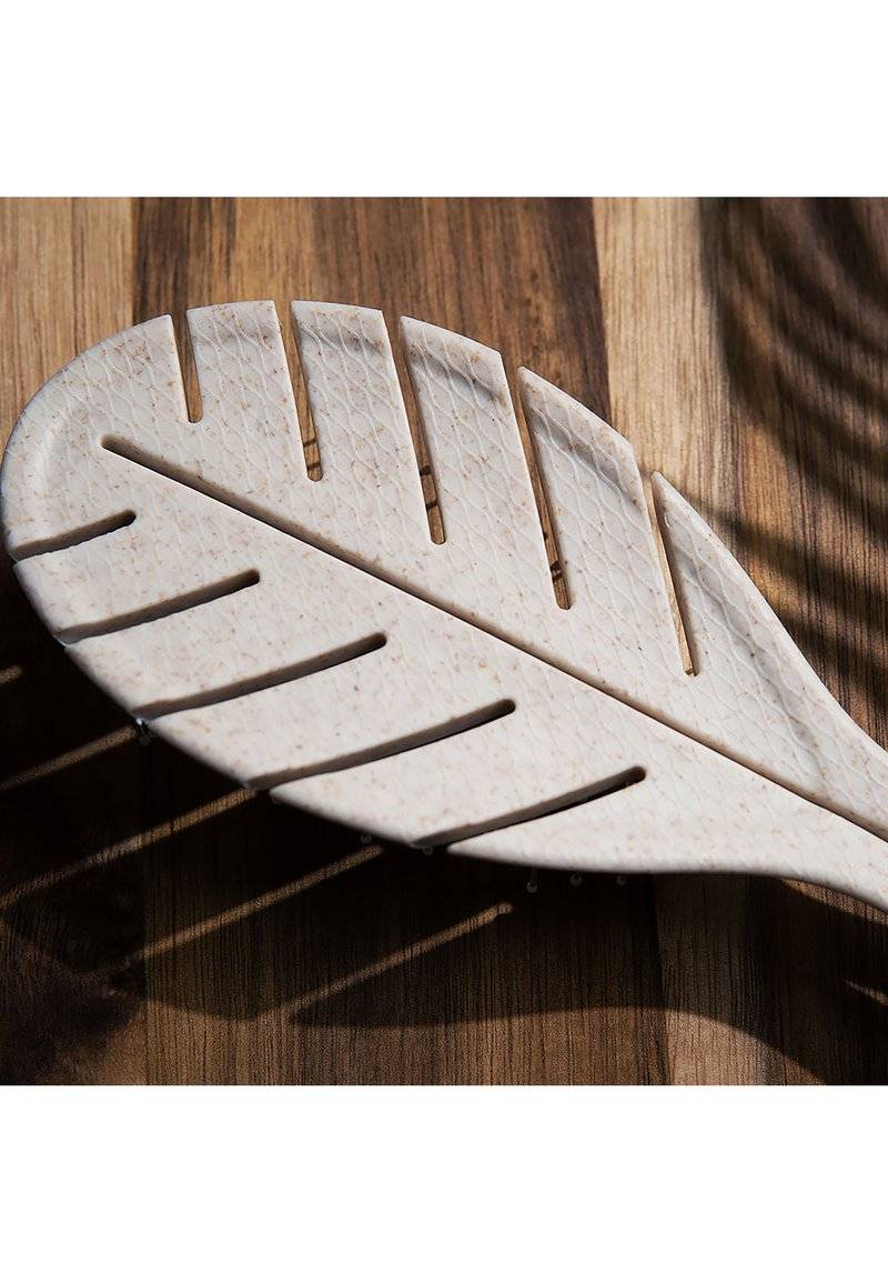 So Eco So Eco SO ECO BIODEGRADABLE DETANGLING LEAF BRUSH - Brush - stone Fabrikverkauf