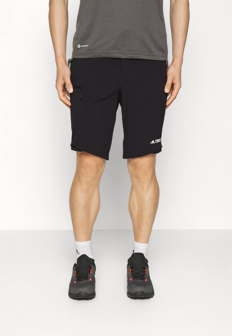 Adidas Terrex Adidas Terrex TERREX UTILITAS HIKING ZIP-OFF - Outdoor trousers - black Clearance-Verkauf