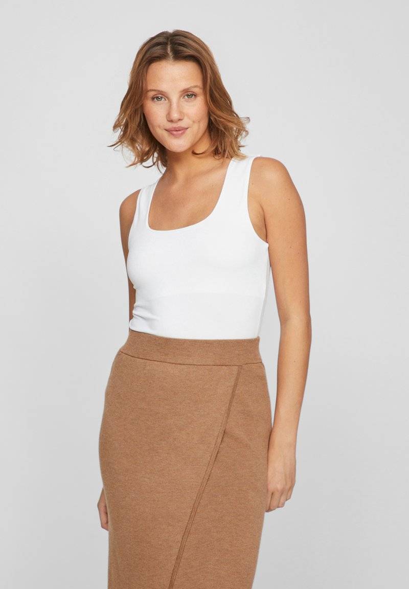 VILA VILA VIKENZA U-NECK TANK NOOS - Top - optical snow Verkauf