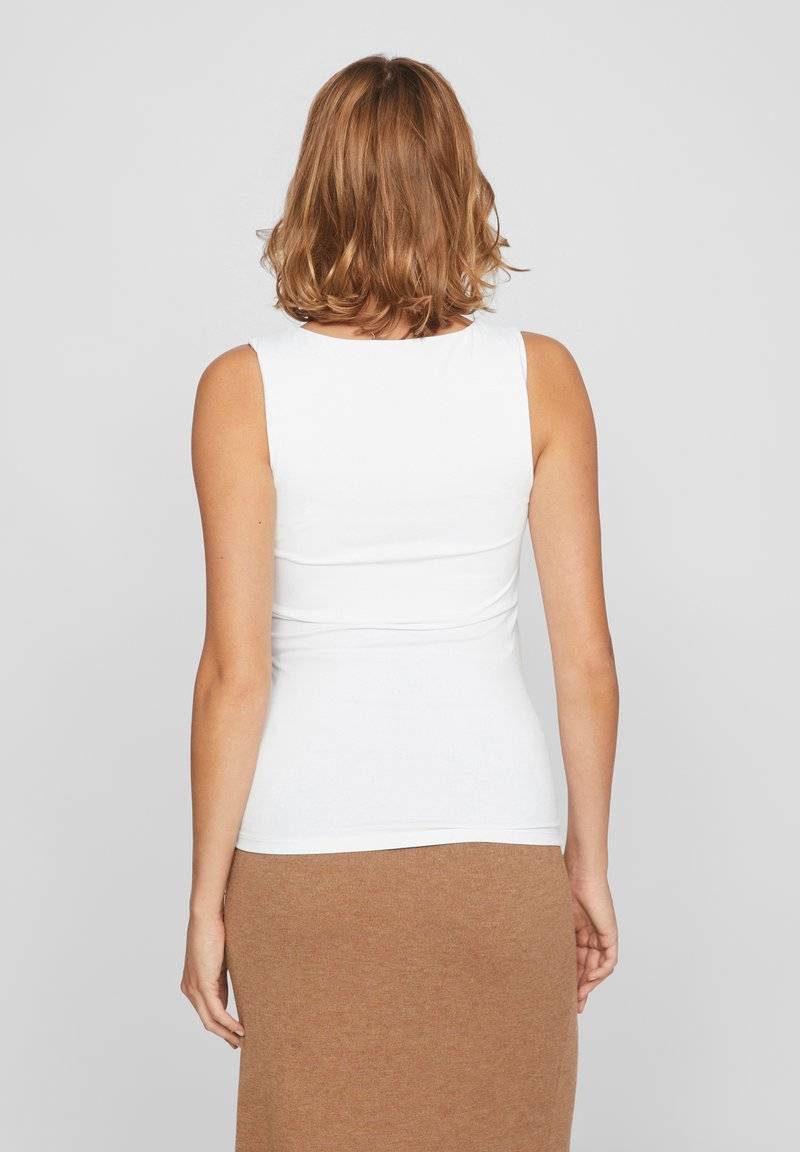 VILA VILA VIKENZA U-NECK TANK NOOS - Top - optical snow Verkauf