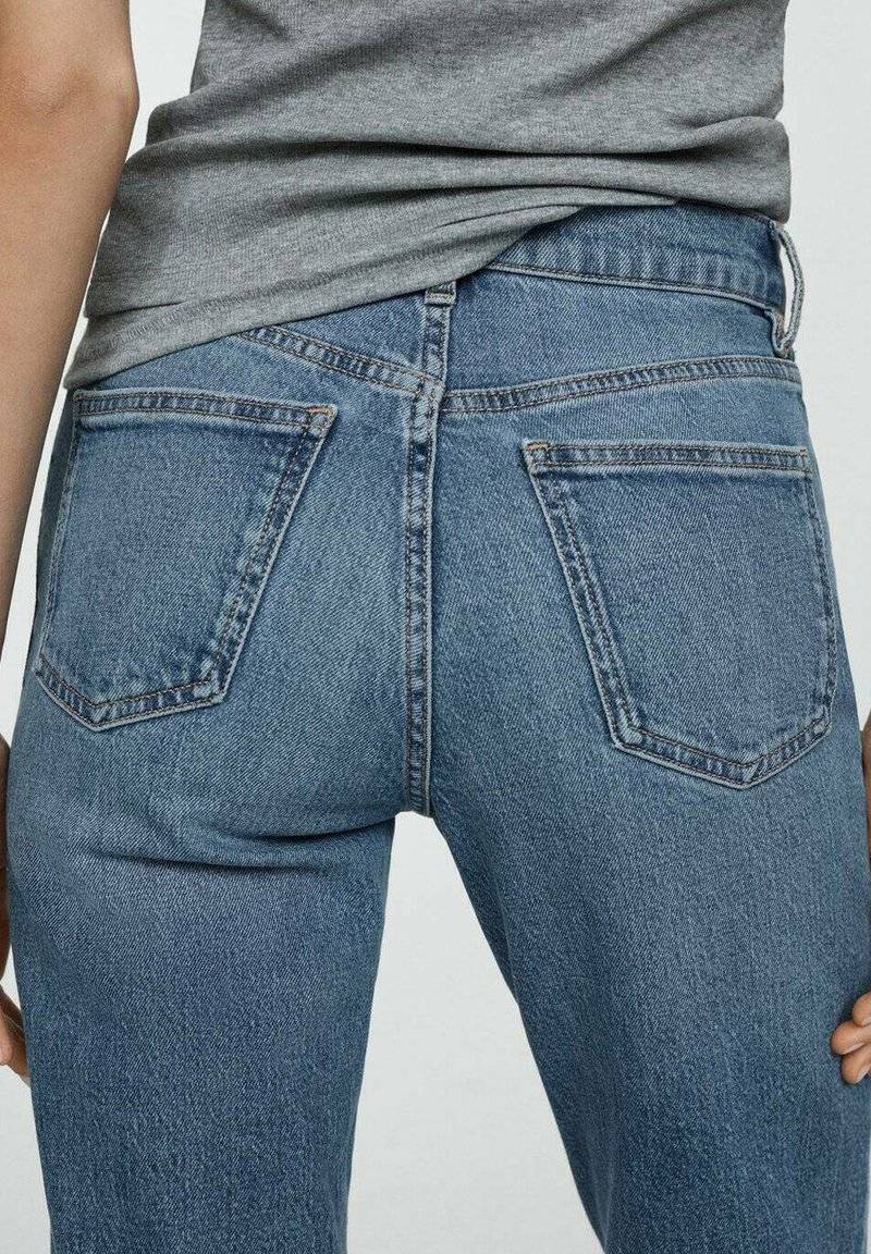 Mango Mango Relaxed fit jeans - medium blue Günstiger Verkauf
