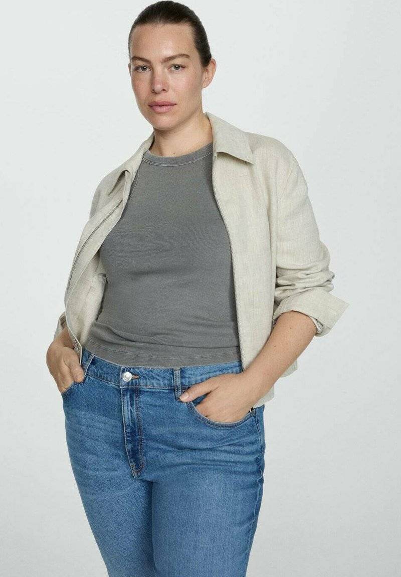 Mango Mango Relaxed fit jeans - medium blue Günstiger Verkauf