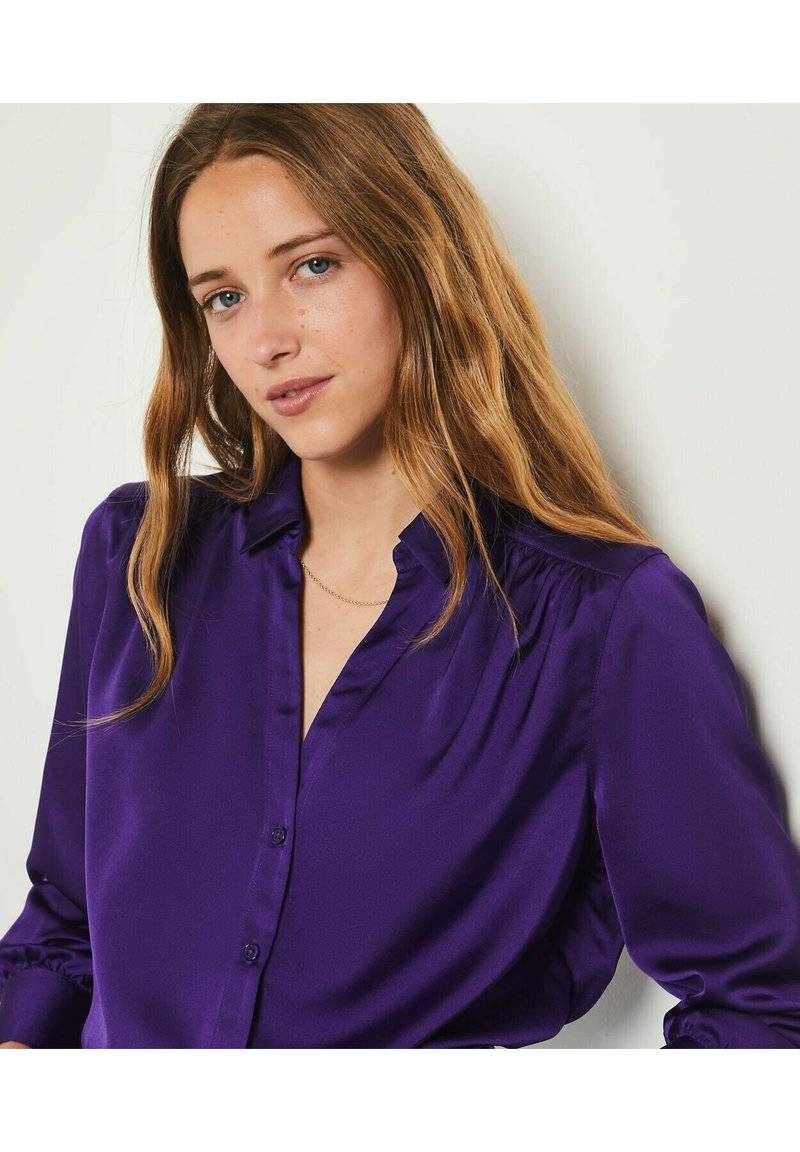 Etam Etam EOLYA - Button-down blouse - violet Fabrik Onlineshop
