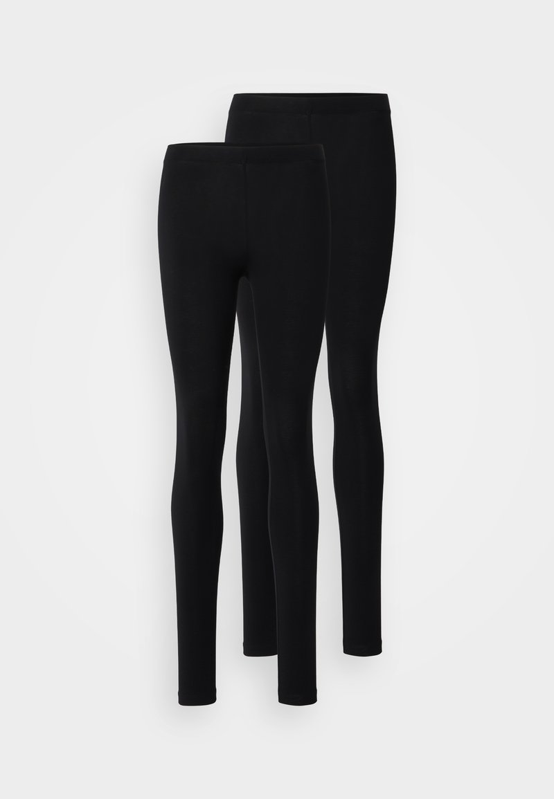 Even&Odd Even&Odd 2 PACK - Leggings - Trousers - black Sonderangebot