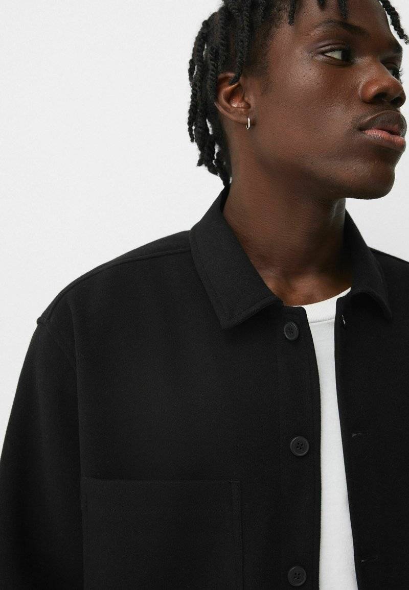 Bershka Bershka Summer jacket - black Preisnachlass