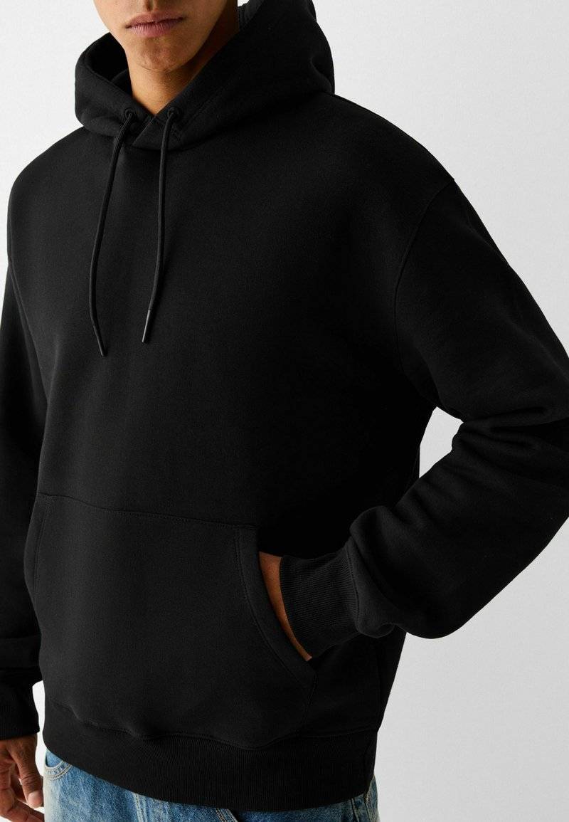 Bershka Bershka Hoodie - black denim Outlet