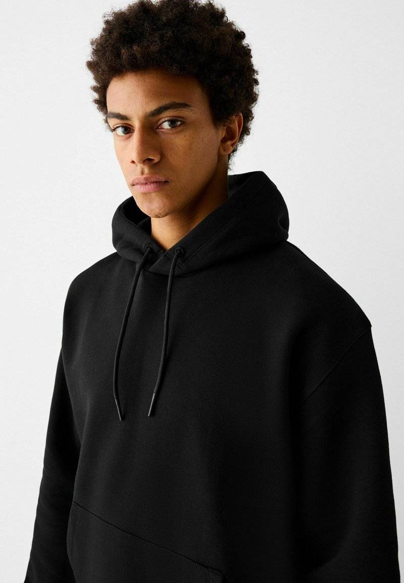 Bershka Bershka Hoodie - black denim Outlet