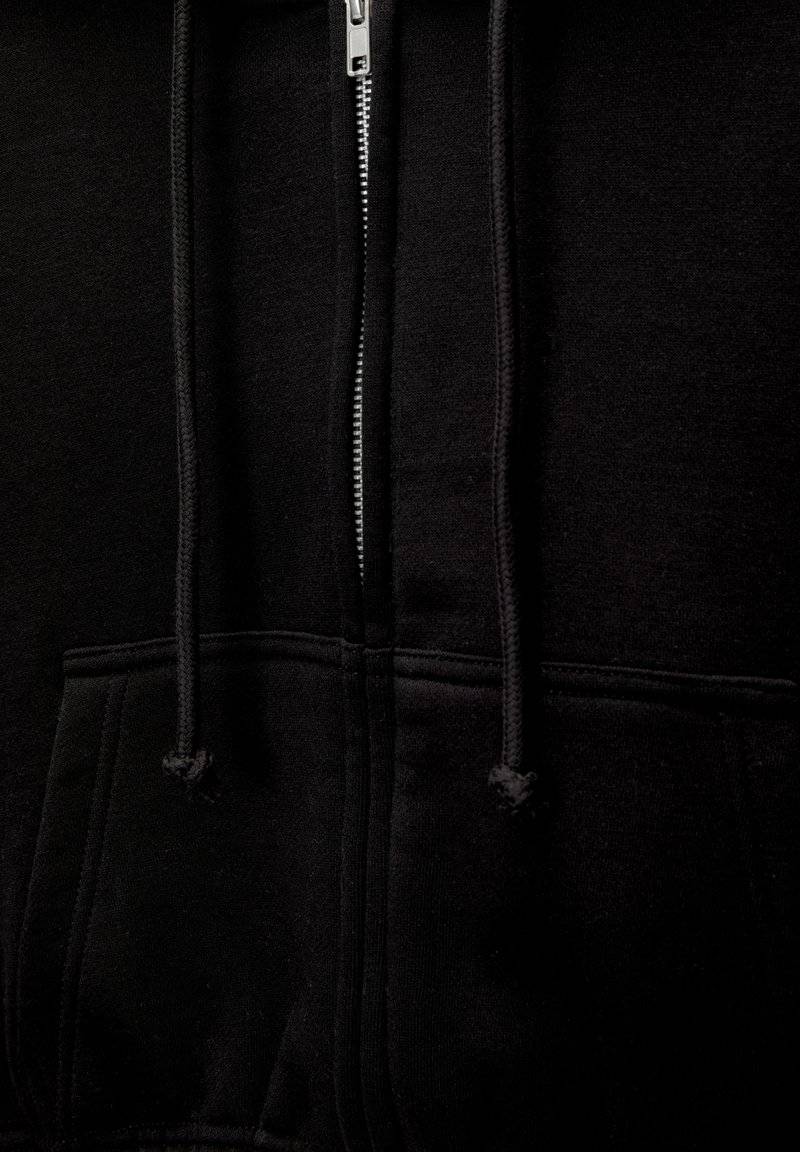 PULL&BEAR PULL&BEAR CROPPED - Zip-up sweatshirt - black im Angebot