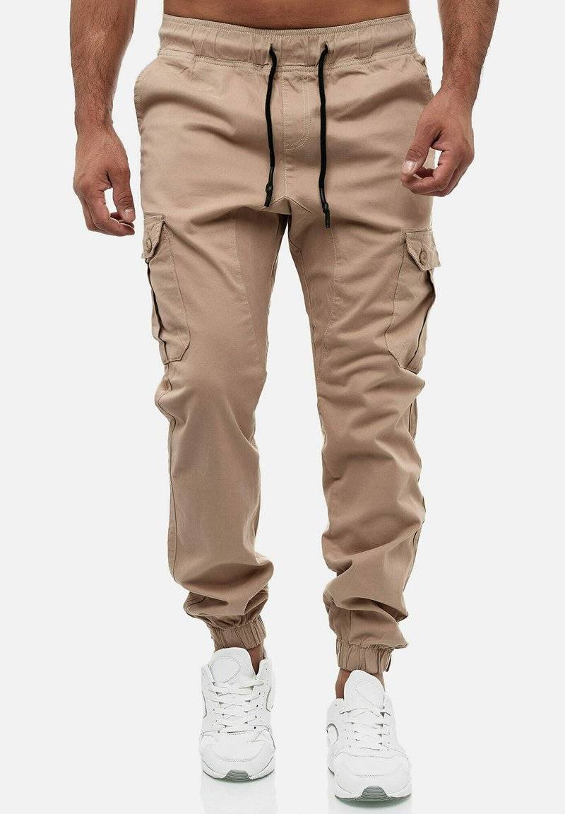 Tazzio Tazzio Cargo trousers - beige Schlussverkauf