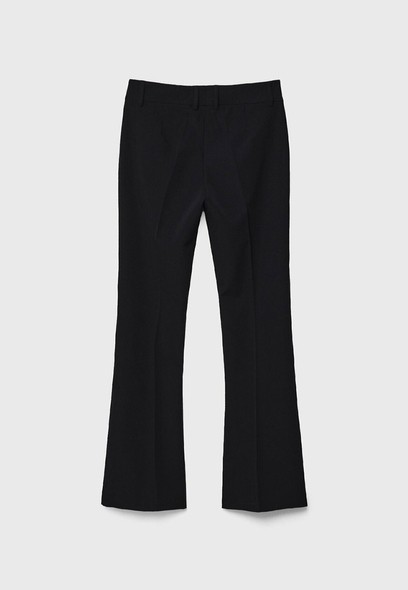 Stradivarius Stradivarius TAILORED FLARED - Trousers - black Kostenloser Versand