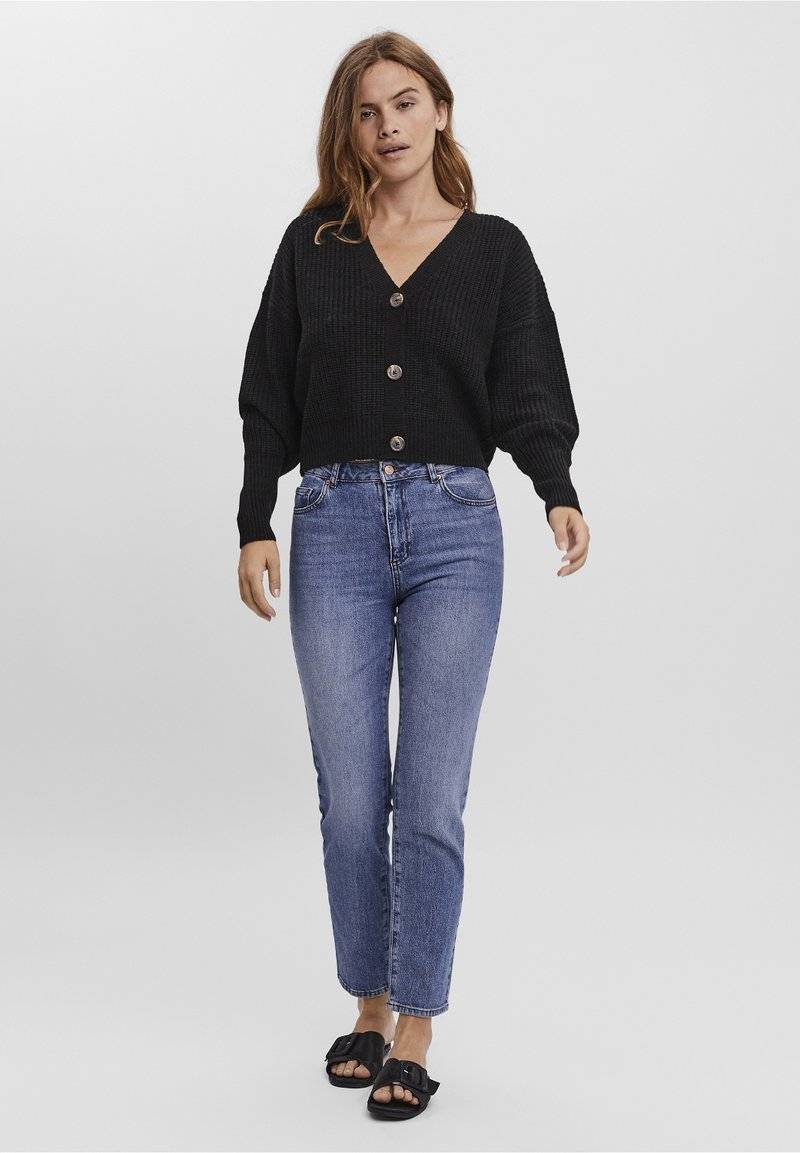 Vero Moda Vero Moda VMLEA VNECK - Cardigan - black