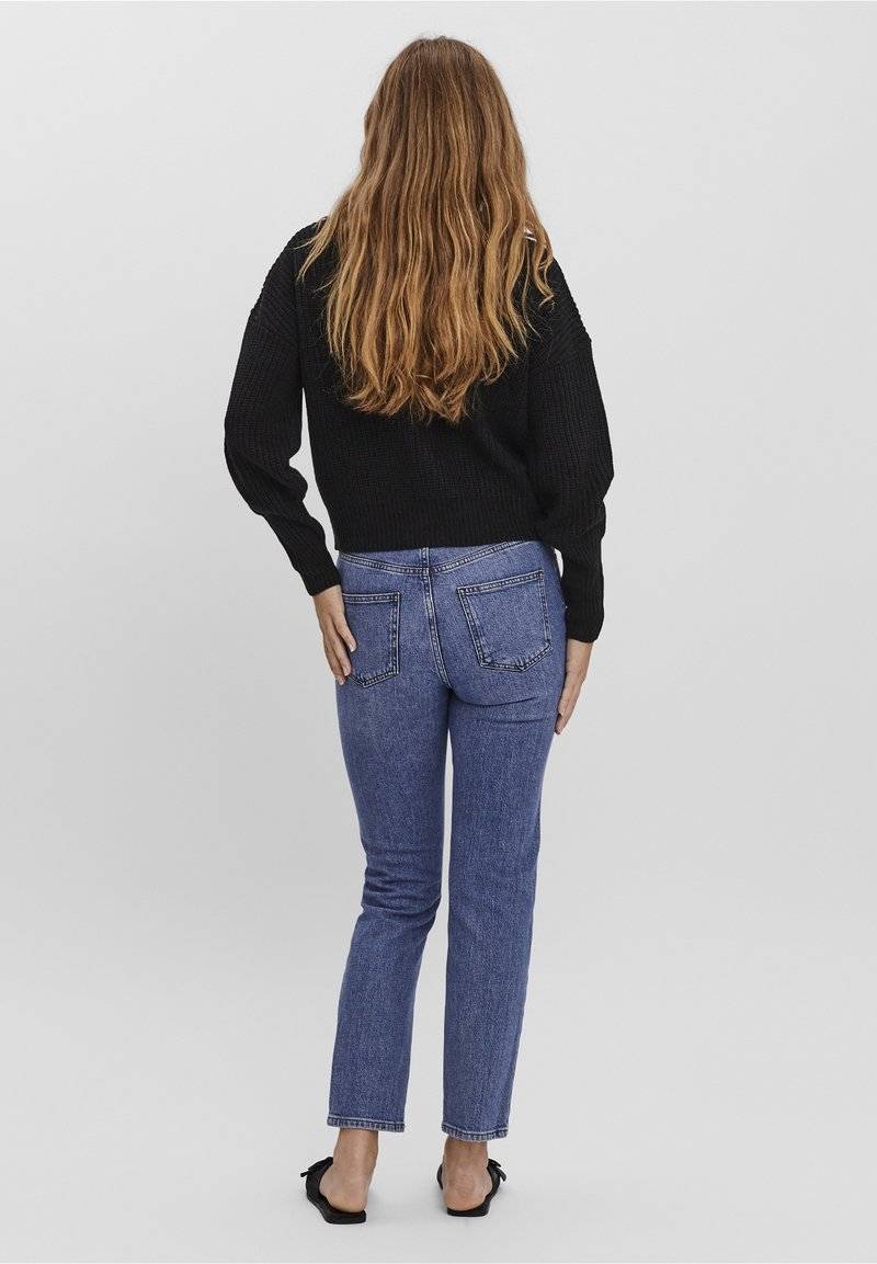 Vero Moda Vero Moda VMLEA VNECK - Cardigan - black Fabrik Onlineshop