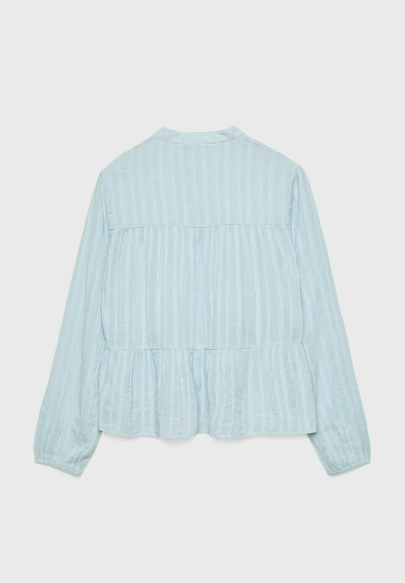 Stradivarius Stradivarius FLOWING BOHO - Blouse - light blue Cyber Monday